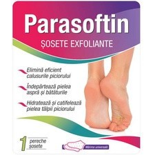 Parasoftin Sosete Exfoliante Zdrovit 1buc foto