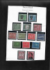Germania 1960 1961 foaie album cu 14 timbre, Stampilat