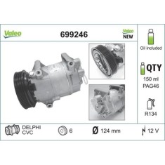 Compresor climatizare Nissan Almera II, Qashqai / Qashqai +2 I; Renault Grand Sc&eacute;nic II, Megane I, Megane I Coach, Megane II, Scenic I, Sc&eacute;nic II