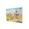 Set inteligent de cuburi magnetice pentru copii, 10 piese, cutie depozitare, puzzle parc de distractii, +3 ani, multicolor, Flippy