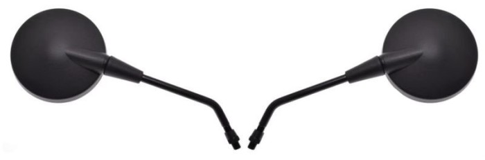 Set 2 oglinzi moto/atv rotunde, filet M10 x 1.25 Cod Produs: MX_NEW LU0604