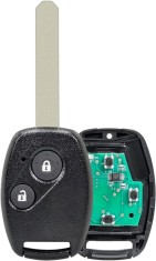 Cheie Auto Techstar Completa Programabila 433MHz, cu 2 butoane si cip ID46 PCF7936, compatibila Honda Civic, Accord, Jazz, CR-V &ndash; lama Hon66, FCCID: O