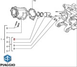 Segment original Piaggio Hexagon 2T 150cc diametru 60.60 mm (pret per bucata)
