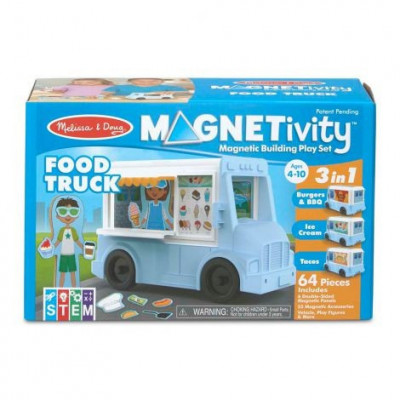 Set de joaca magnetic Food Truck- Melissa Doug foto