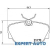 Placute frana BMW Z1 1988-1991, Array