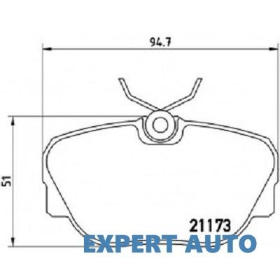 Placute frana BMW 3 Touring (E30) 1987-1994 foto