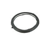 Husa Volan Piele Neagra Cusatura Albastra, Gaurele, Marimea M (37-38cm), ALM