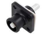 Conector alimentare DC SurLok Plus tată 5,7mm PIN 1 negru