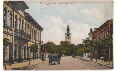 SV * Giurgiu * STRADA ALEXANDRU LAHOVARI / Lahovary * 1925 foto