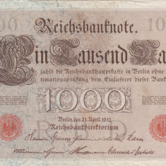 GERMANIA 1.000 marci 1910 VF+!!!