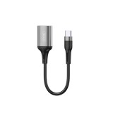 Adaptor OTG USB-C - USB-A XO Design NB201, Negru
