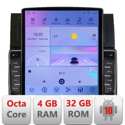 Navigatie VW Touran 2010-2016 H-touran3 ecran tip TESLA 9.7&amp;quot; cu Android Radio Bluetooth Internet GPS WIFI 4+32GB DSP 4 CarStore Technology foto