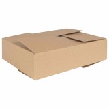 Cumpara ieftin Cutie Pliabila cu depozitare 50 pcs Maro 40 x 30 x 10 cm Carton