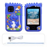 Telefon inteligent de jucarie cu ecran tactil pentru copii, muzica, camera, jocuri si functii educationale, 3 + ani