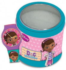 Ceas Junior WALT DISNEY KID WATCH Model DOC MCSTUFFINS (Dott.essa Peluche) - Tin Box 561146 foto