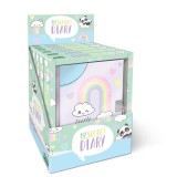 Jurnal Rainbow, make me happy, cu cutie cadou, 80 de pagini, 13 x 18 cm (6