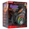 Casti KSC-849 pentru Gaming, Over-Ear, Cablu 2M, Jack si USB, Microfon, Lumini RGB, Negru