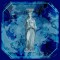 Batic Caryatid blue
