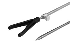 Steel telescopic bank stick Delphin / front 50-90cm foto