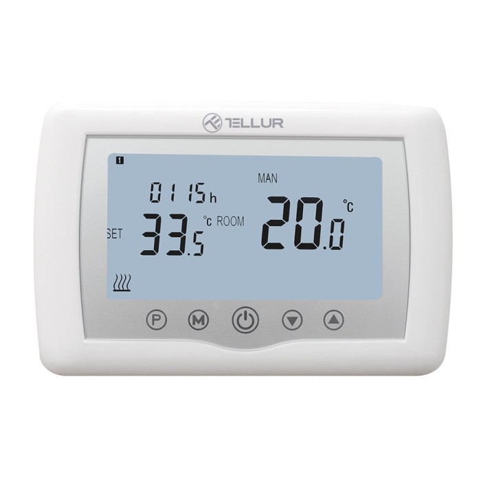 Termostat WiFi, Centrala, Alb