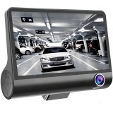 Camera Auto Tripla Fata, Interior, Spate, 4&quot;, Full HD, Design Tip Monitor, Negru