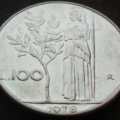Moneda 100 LIRE - ITALIA, anul 1978 *cod 1361