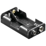 Suport baterii 2x AA R6 cu Conector Tip 9V 46904 Goobay
