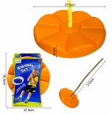 Leagan pentru copii rotund din plastic Orange