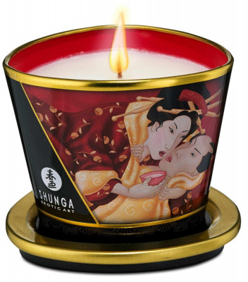 Lum&amp;acirc;nare pentru masaj erotic Shunga Romance 170ml foto