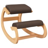 Cumpara ieftin Scaun de genunchi, maro, 55x84x55 cm, placaj de mesteacan