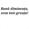 Sticker Buna dimineata 20 cm