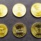 MACEDONIA DE NORD █ SET COMPLET DE MONEDE █ 1+2+5 Denari █ 2020-2022 █ UNC