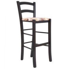 SCAUN PAESANA BAR - CADRU WENGE - STOFA - DIVERSE CULORI - Stofa Print-010-pisici roz