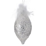 Cumpara ieftin Set 6 globuri Stalactite din sticla 6 cm x 13 cm, Iliadis Alexandros