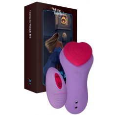 Vibrator Wearable HeartGem FairyGasm, 9 Moduri Vibratii, Remote Control, Silicon, USB, Mov