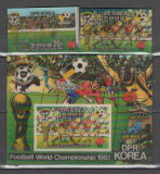 Coreea de Nord.1981 C.M. de fotbal SPANIA-TRIDIMENSIONALE DZ.25, Nestampilat