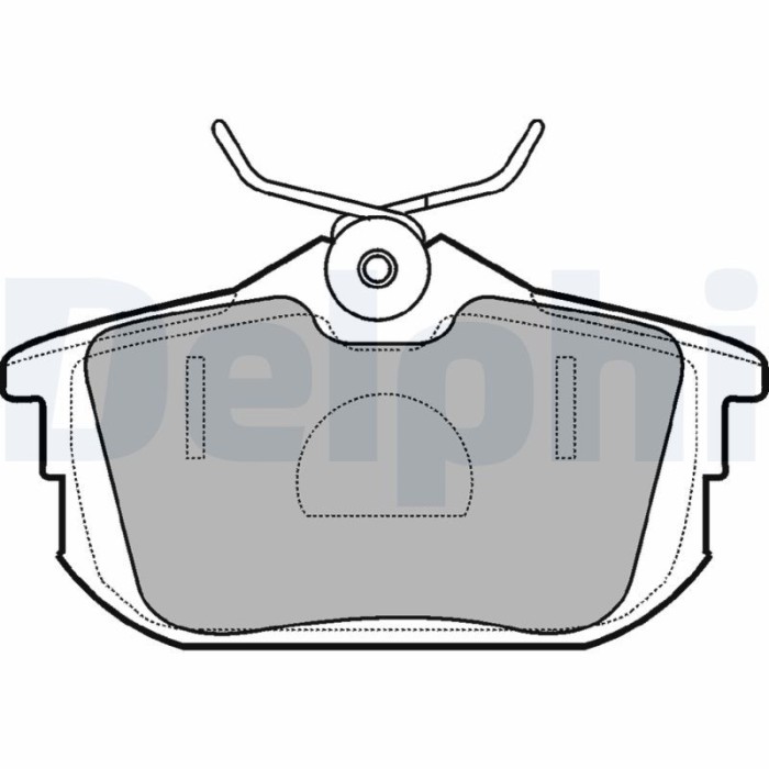 DELPHI LP1593 set placute frana,frana disc