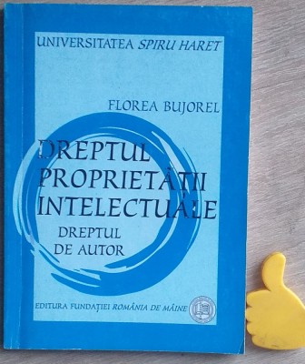 Dreptul proprietatii intelectuale Dreptul de autor Florea Bujorel foto