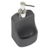 Dozator Săpun Lichid Chiuvetă Bucătărie Ceramică Gri 9x8.5x11.5 cm