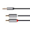 Cablu jack 3.5 - 2rca 5m basic k&amp;m