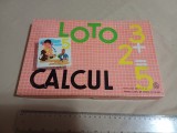 JOC VECHI ROM&Acirc;NESC* LOTO CALCUL *STAS 1975 * COMPLET, NOU