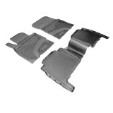 Set de 5 covorase cauciuc 3D stil tavita premium pentru Toyota Land Cruiser J20 din 2012, Recambo