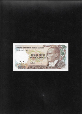 Turcia 5000 lire 1970 seria63627194 unc foto