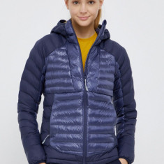 Columbia geacă W Labyrinth Loop Hooded Jacket femei, culoarea bleumarin 1955323