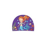Casca de inot pentru copii, model sirena, 15 x 21 cm, poliester, multicolor