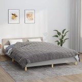 vidaXL Pătură cu greutăți, gri, 200x235 cm, 11 kg, material textil