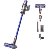 Aspirator vertical fara fir Dyson V11 2023, 0.76 l, 545 W, Autonomie 60 minute, Nichel/Albastru