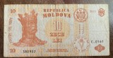 B11 - Bancnota foarte veche - Moldova - 10 leI - 2013