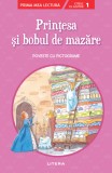 Prințesa și bobul de mazăre. Poveste cu pictograme. Citesc cu ajutor (Nivelul 1)