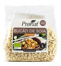 Bucati de Soia 2-5mm Bio 200gr Pronat Cod: PRN11221 foto